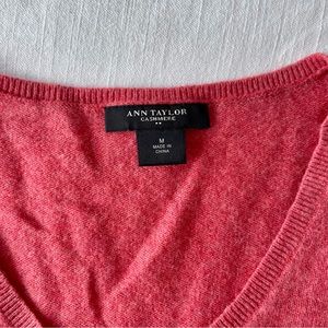 Ann Taylor cashmere v-neck